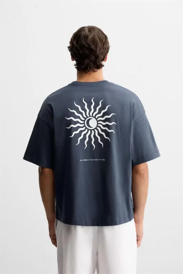 CAMISETA ESTAMPADO SOL - Imagen 4