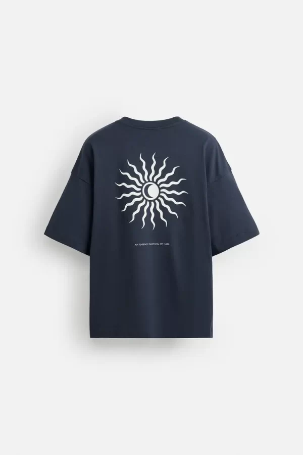 CAMISETA ESTAMPADO SOL - Imagen 2